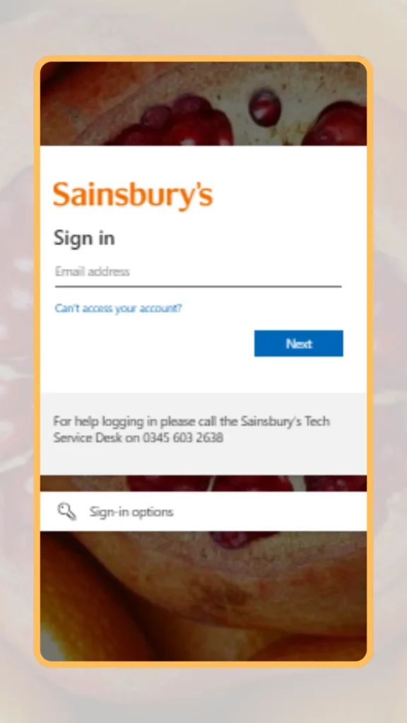 OurSainsburys Login App For Android