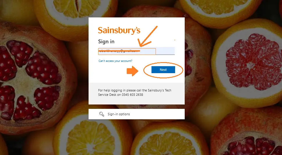 OurSainsburys Login